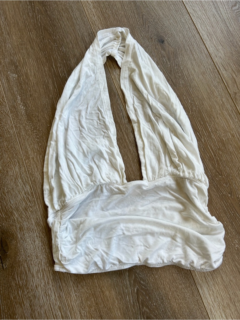 Free People White Halter Bandeau Bralette